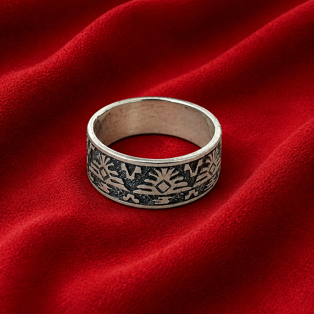 Boys Silver Band Ring